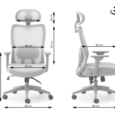 Kancelářská židle BERNADINA - černá