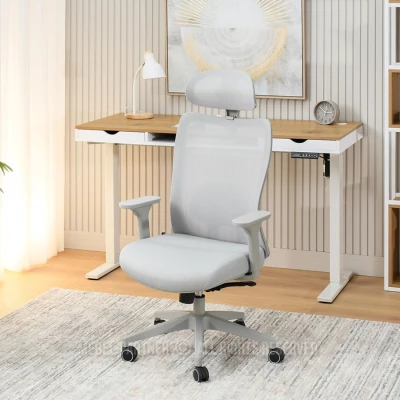 Kancelářská židle BERNADINA - šedá