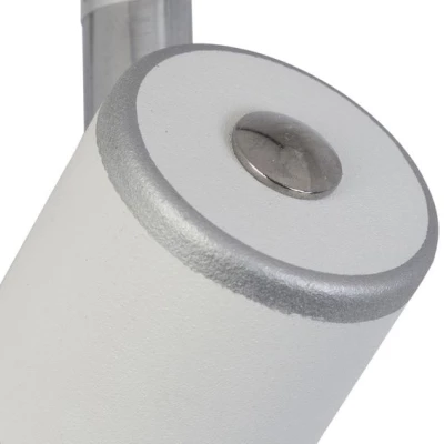 Bodové stropní kruhové osvětlení FIDO - 3xE14, 40W, chromované / bílé