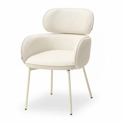 Čalouněná židle CAPRICE - krémová