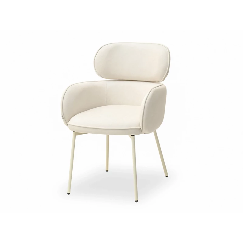 Čalouněná židle CAPRICE - krémová