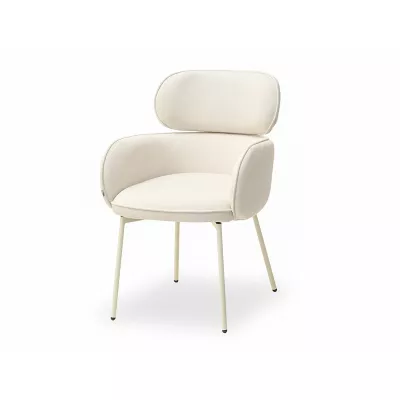 Čalouněná židle CAPRICE - krémová