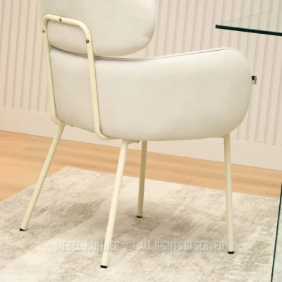 Čalouněná židle CAPRICE - krémová