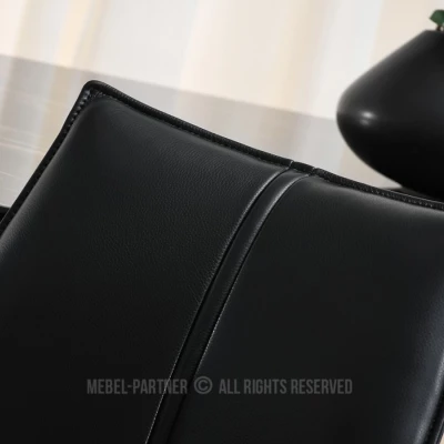 Otočná čalouněná židle CAROL - černá