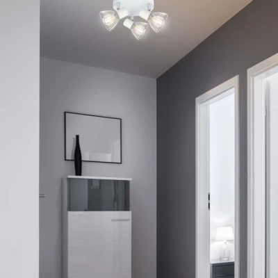 Bodové stropní osvětlení FLY - 3xE14, 40W, kulaté, bílé