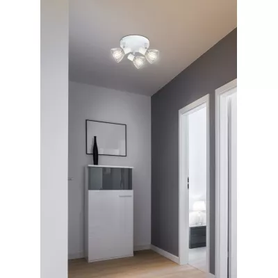 Bodové stropní osvětlení FLY - 3xE14, 40W, kulaté, bílé