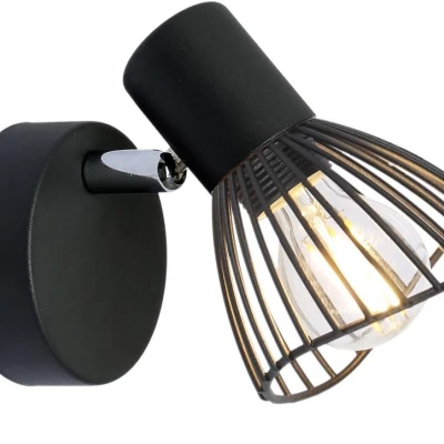Nástěnné bodové osvětlení FLY - 1xE14, 40W, černé