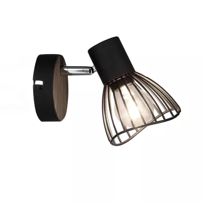 Nástěnné bodové osvětlení FLY - 1xE14, 40W, černé