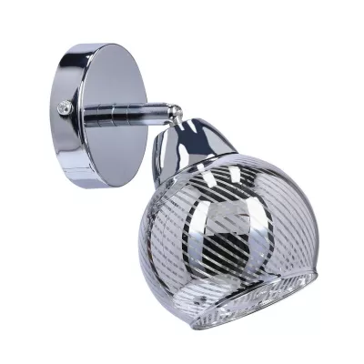 Nástěnné bodové LED osvětlení FORT - 1xE14, 10W, chromované