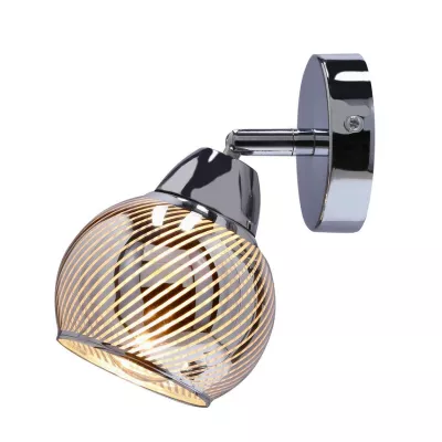 Nástěnné bodové LED osvětlení FORT - 1xE14, 10W, chromované