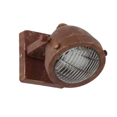 Nástěnné industriální bodové svítidlo FRODO - 1xGU10, 40W, rezavé