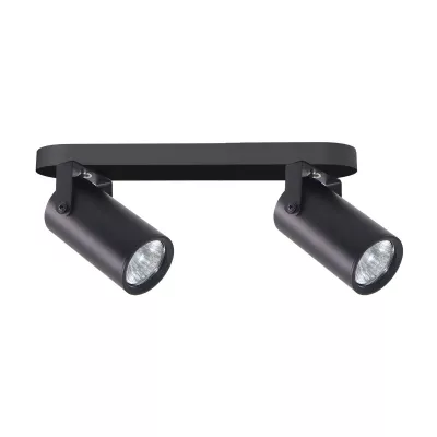 Nástěnné / stropní bodové svítidlo GARY - 2xGU10, 15W, černé