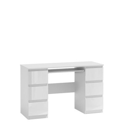 VÝPRODEJ - PC stolek ARNOLD - bílý