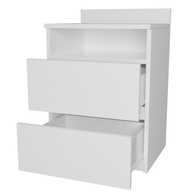 VÝPRODEJ - Noční stolek BERYL M1 - bílý