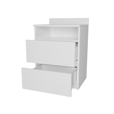 VÝPRODEJ - Noční stolek BERYL M1 - bílý