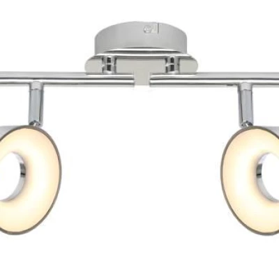 LED designové stropní bodové osvětlení ISLA - 4x4W, 3000K (teplá bílá), chromované