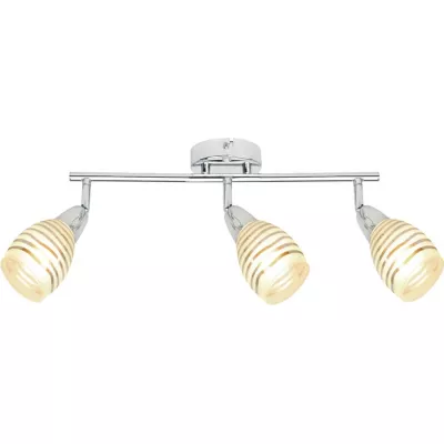 Bodové stropní LED osvětlení JUBILAT - 3xE14, 10W, chromované