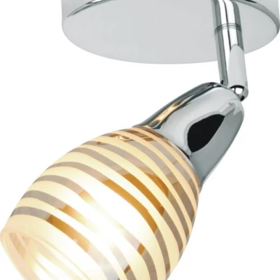 Bodové nástěnné LED osvětlení JUBILAT - 1xE14, 10W, chromované