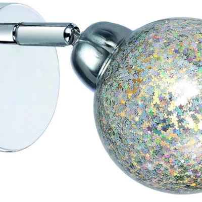 Nástěnné LED bodové světlo KALEIDOSCOPE - 1xG9, 4W, 3000K (teplá bílá), chromované