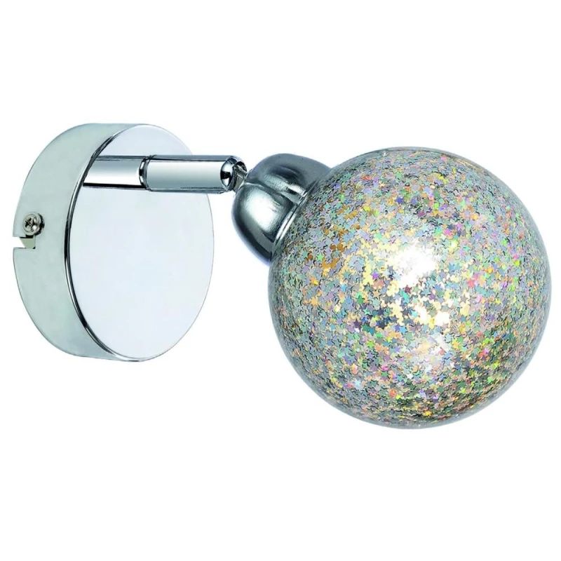 Nástěnné LED bodové světlo KALEIDOSCOPE - 1xG9, 4W, 3000K (teplá bílá), chromované