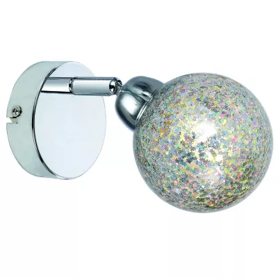 Nástěnné LED bodové světlo KALEIDOSCOPE - 1xG9, 4W, 3000K (teplá bílá), chromované