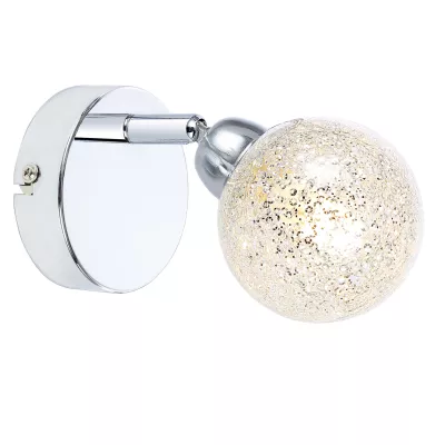 Nástěnné LED bodové světlo KALEIDOSCOPE - 1xG9, 4W, 3000K (teplá bílá), chromované