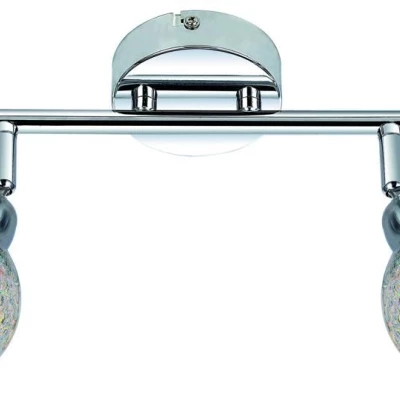 Nástěnné / stropní LED bodové světlo KALEIDOSCOPE - 2xG9, 4W, 3000K (teplá bílá), chromované