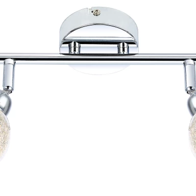 Nástěnné / stropní LED bodové světlo KALEIDOSCOPE - 2xG9, 4W, 3000K (teplá bílá), chromované