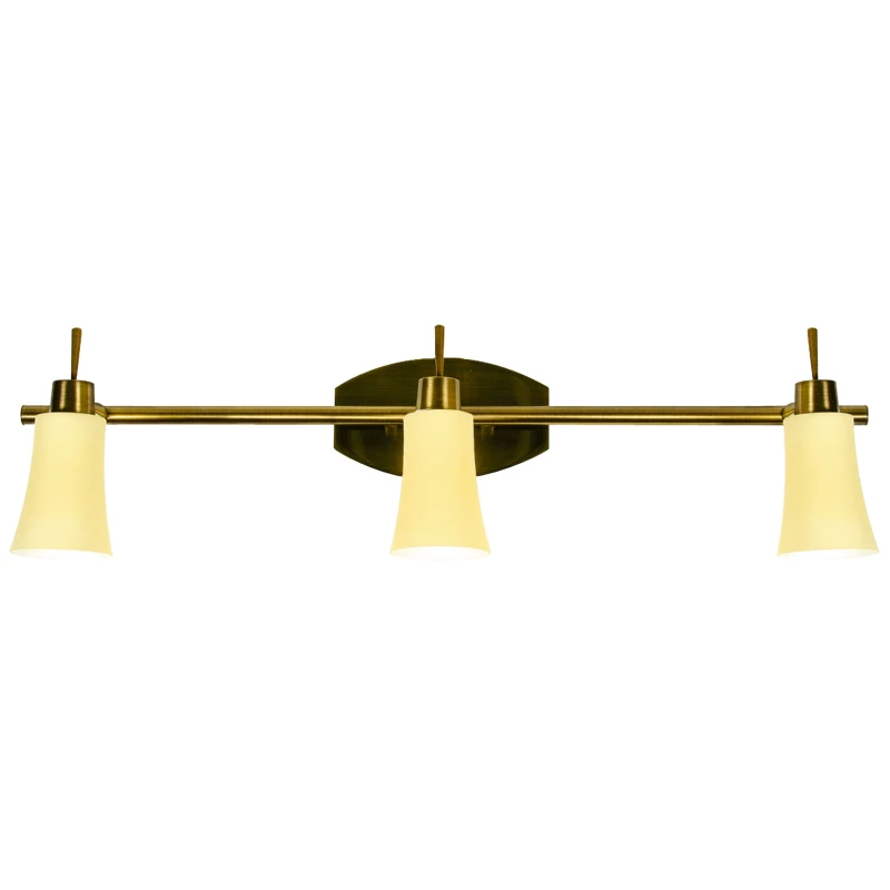 Stropní bodové osvětlení KROTON - 3xG9, 40W, patina / krémové