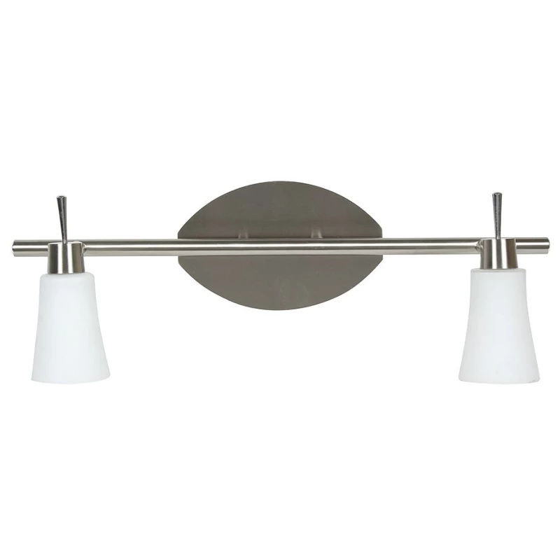 Stropní / nástěnné bodové osvětlení KROTON - 2xG9, 40W, stříbrné / bílé