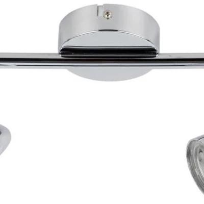 Nástěnné / stropní bodové LED světlo LIBERTY - 2x4W, 3000K (teplá bílá), chromované