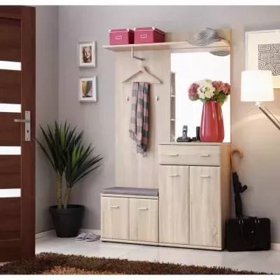 VÝPRODEJ - Stěna do předsíně ARINA 2 - dub sonoma