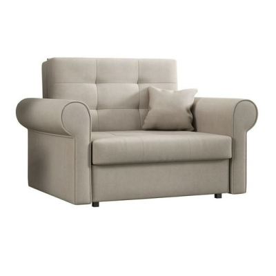 VÝPRODEJ - Rozkládací křeslo BELA SILVER 1 - modré