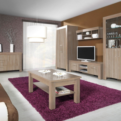 VÝPRODEJ - Sestava do obývacího pokoje PORTOGALLO 2 - dub sonoma