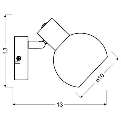 Bodové LED nástěnné světlo MAURO - 1xE14, 4W, RGB, stříbrné / bílé
