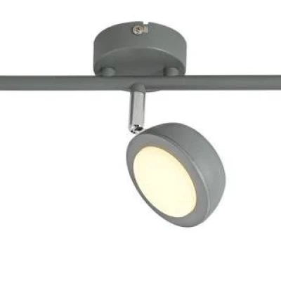 LED stropní bodové osvětlení MILD - 3x6W, 3000K (teplá bílá), šedé