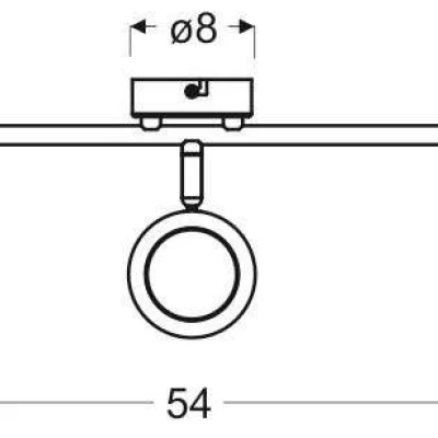 LED stropní bodové osvětlení MILD - 3x6W, 3000K (teplá bílá), šedé