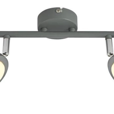 LED nástěnné / stropní bodové osvětlení MILD - 2x6W, 3000K (teplá bílá), šedé