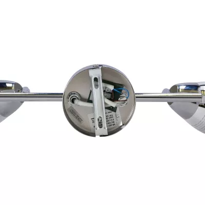 Stropní / nástěnné bodové LED světlo MILTON - 2xE14, 10W, chromované