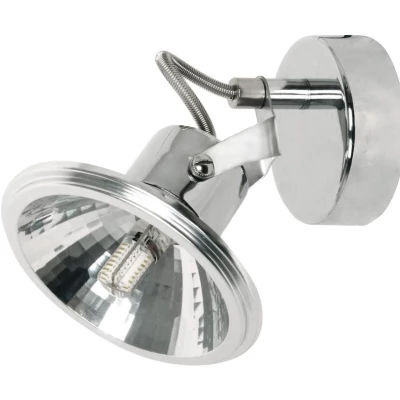 LED nástěnné bodové osvětlení MOON - 1xG9, 3,5W, 3000K (teplá bílá), chromované