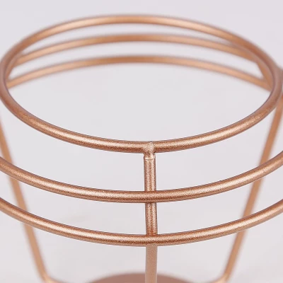 Stropní / nástěnné bodové svítidlo NERIA - 2xE14, 40W, černé / měděné