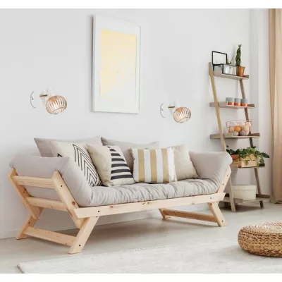 Nástěnné bodové osvětlení OSLO - 1xE14, 40W, bílé / zlaté