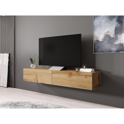 VÝPRODEJ - Televizní stolek 180 cm ASHTON - dub wotan