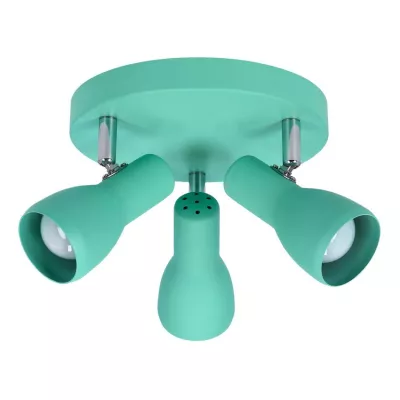 Bodové stropní svítidlo PICARDO - 3xE14, 40W, zelené