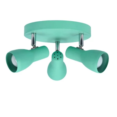 Bodové stropní svítidlo PICARDO - 3xE14, 40W, zelené