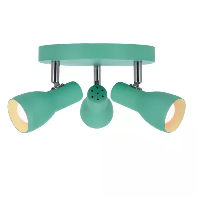 Bodové stropní svítidlo PICARDO - 3xE14, 40W, zelené