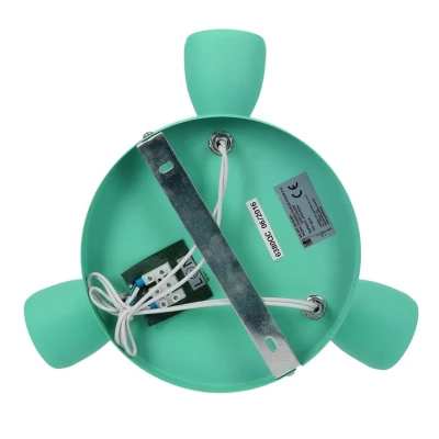 Bodové stropní svítidlo PICARDO - 3xE14, 40W, zelené