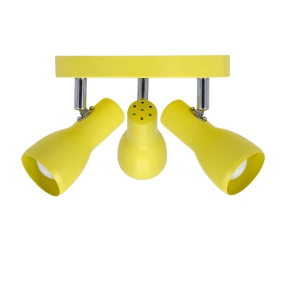 Bodové stropní svítidlo PICARDO - 3xE14, 40W, žluté