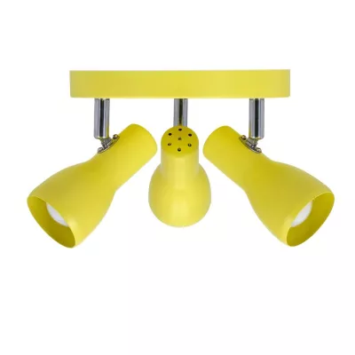 Bodové stropní svítidlo PICARDO - 3xE14, 40W, žluté