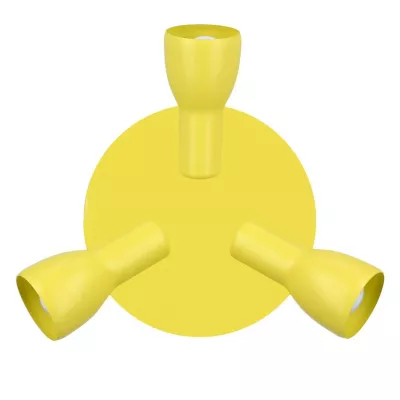 Bodové stropní svítidlo PICARDO - 3xE14, 40W, žluté